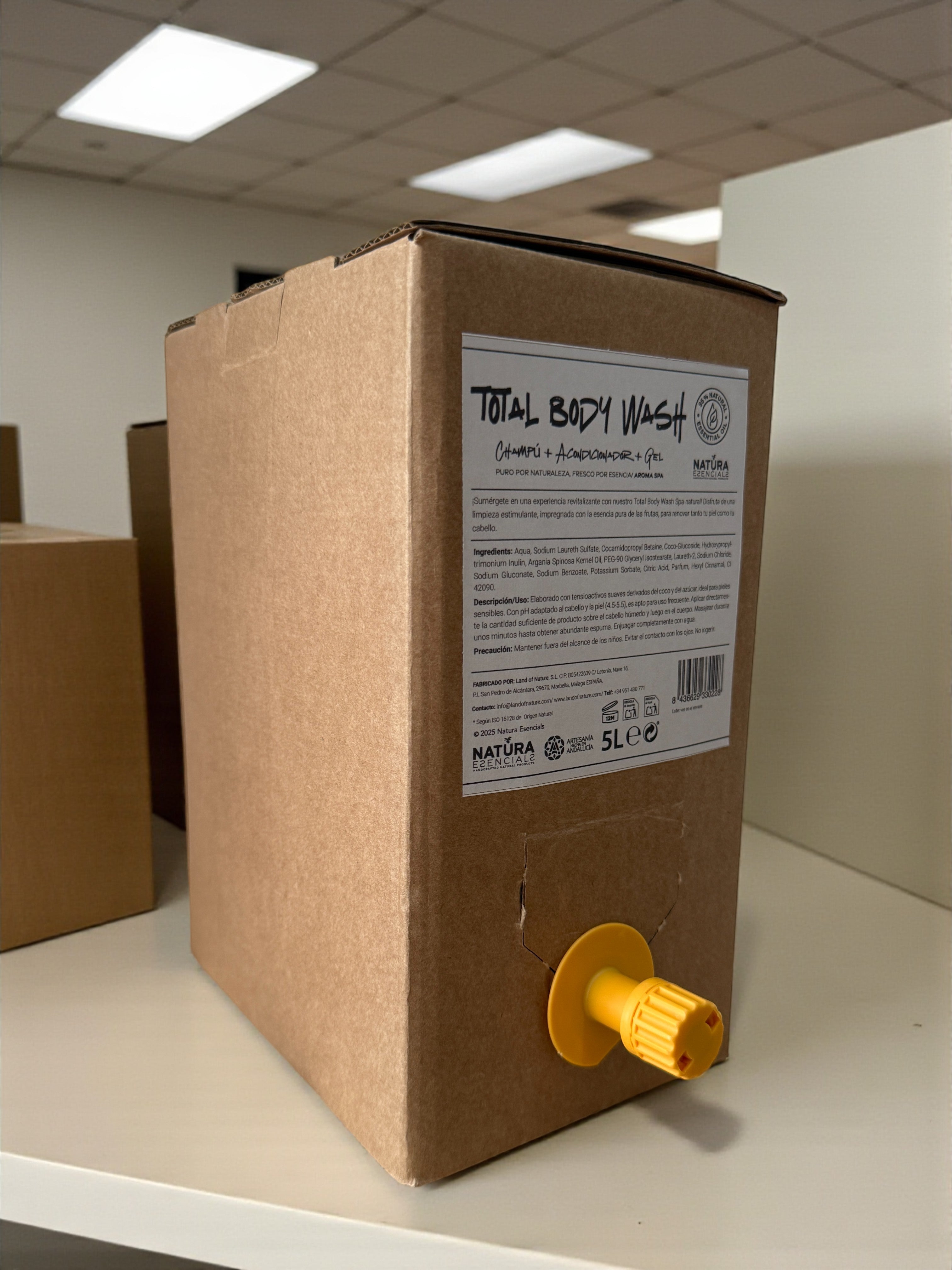 Total Body Wash natural para cuerpo y cabello | Natura Esencials