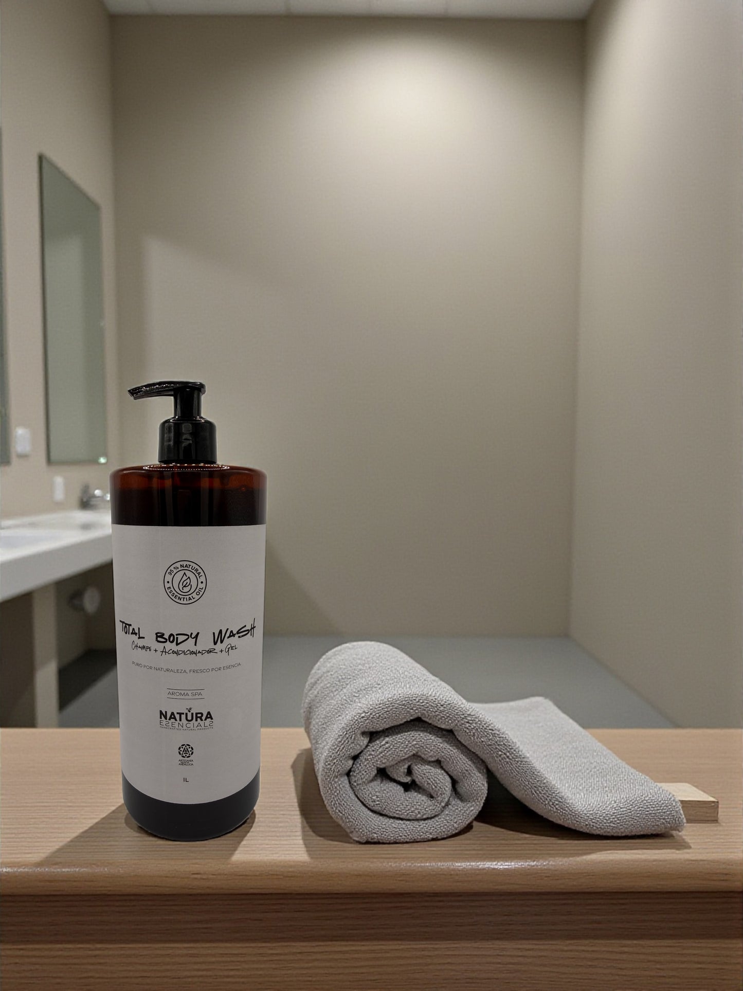 Total Body Wash natural para cuerpo y cabello | Natura Esencials