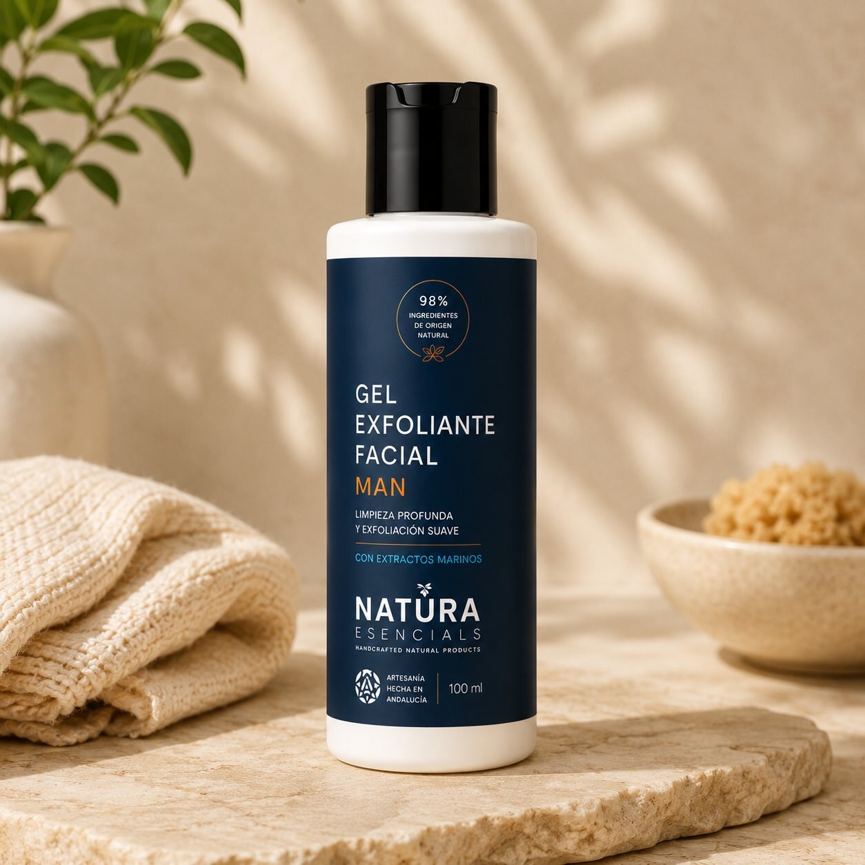 Gel Exfoliante Facial Hombre